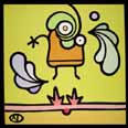 24#Bon-retour-Martien(100x100cm-Janv04)